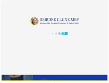 Tablet Screenshot of deirdreclune.ie